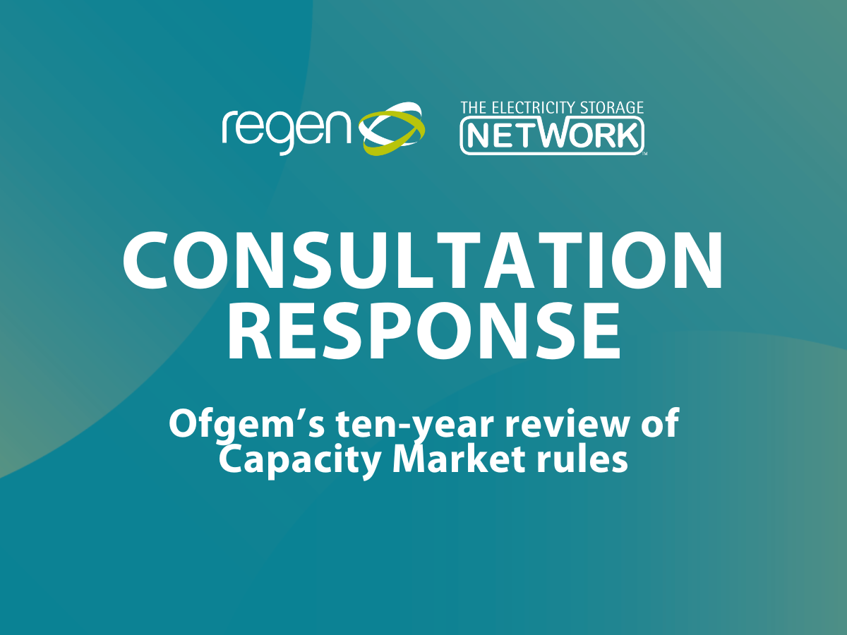 Consultation response: Ofgem’s ten-year review of Capacity Market rules