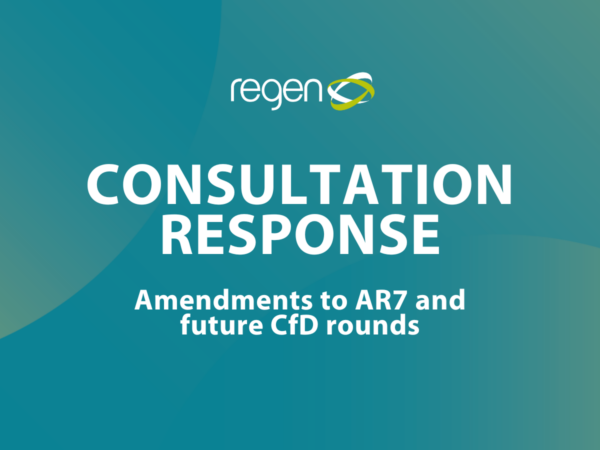 Consultation response: Amendments to AR7 and future CfD rounds