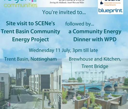 Community Energy Site Visit and Dinner with WPD, Nottingham